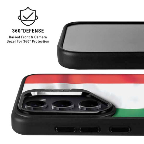 Italy Flag Galaxy S25 Kickstand Case